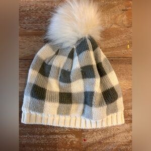 Indigo Baby Plaid Toque